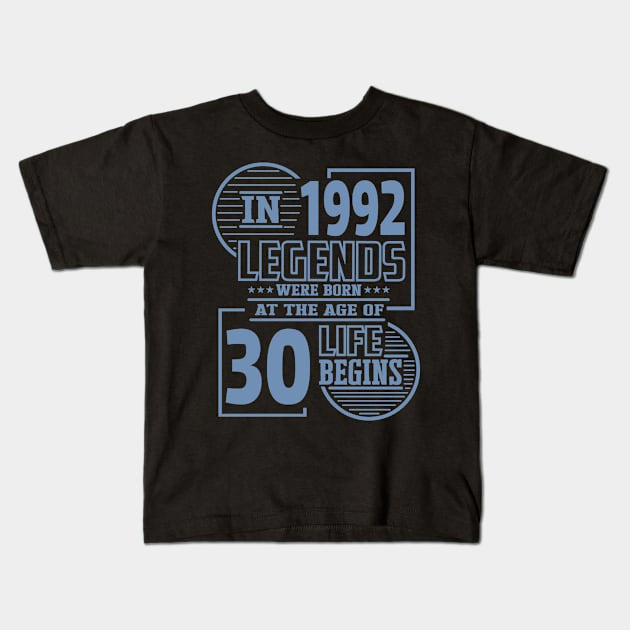 30th Birthday Gift Idea Women Men Kids T-Shirt by HBfunshirts